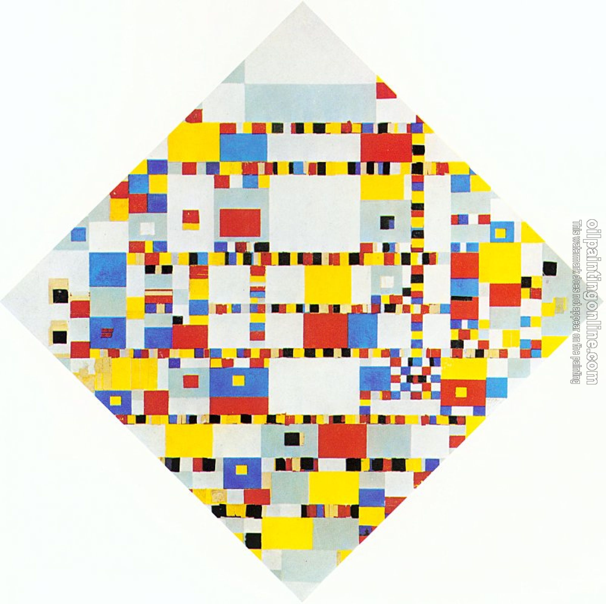 Mondrian, Piet - Victory Boogie Woogie, unfinished